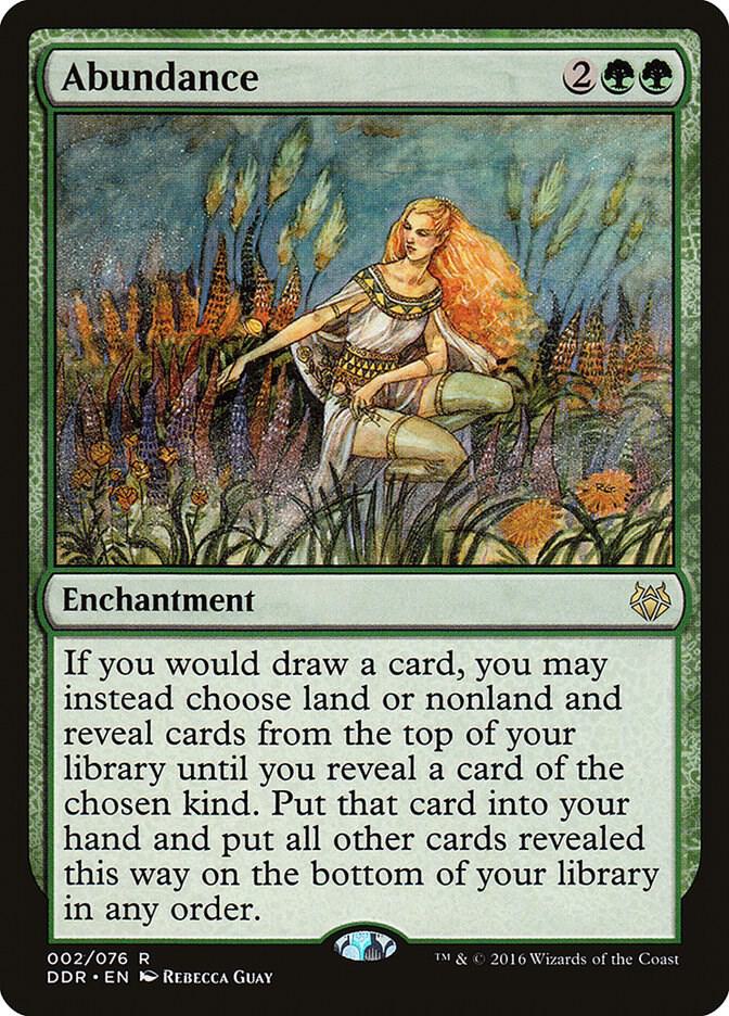 Abundance 2 card from Duel Decks: Nissa vs. Ob Nixilis