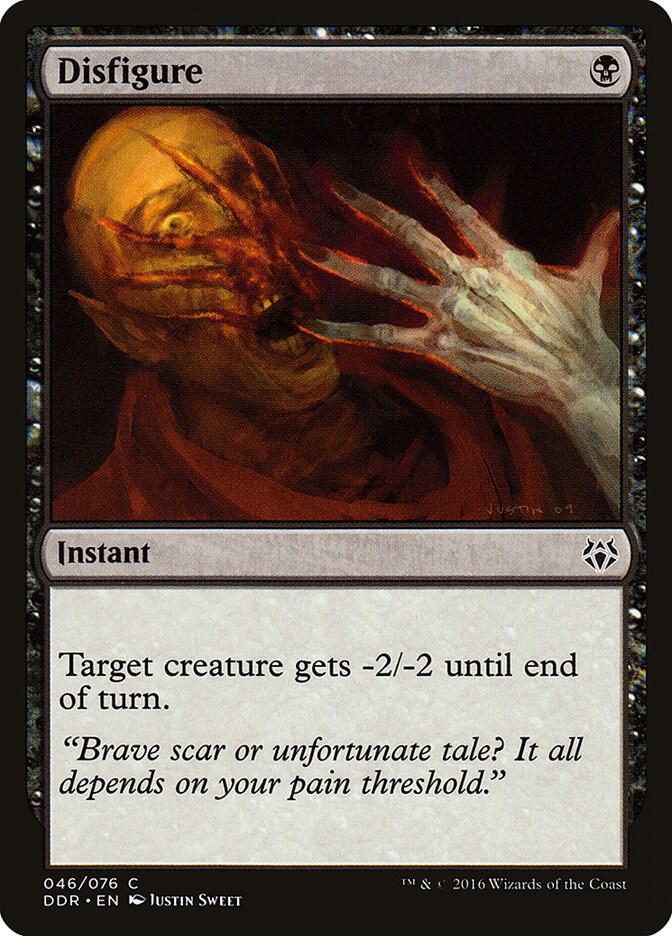 Disfigure 46 card from Duel Decks: Nissa vs. Ob Nixilis