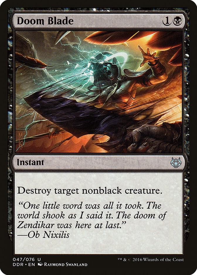 Doom Blade 47 card from Duel Decks: Nissa vs. Ob Nixilis