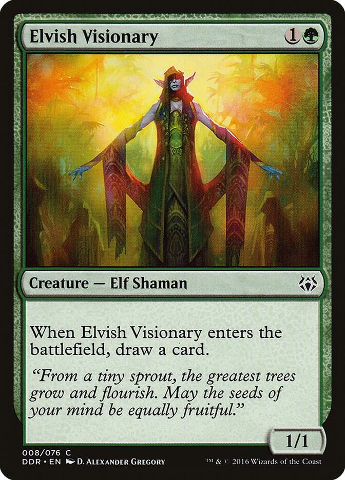 Elvish Visionary 8 card from Duel Decks: Nissa vs. Ob Nixilis