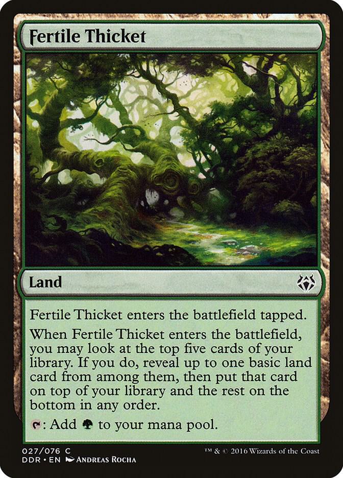 Fertile Thicket 27 card from Duel Decks: Nissa vs. Ob Nixilis