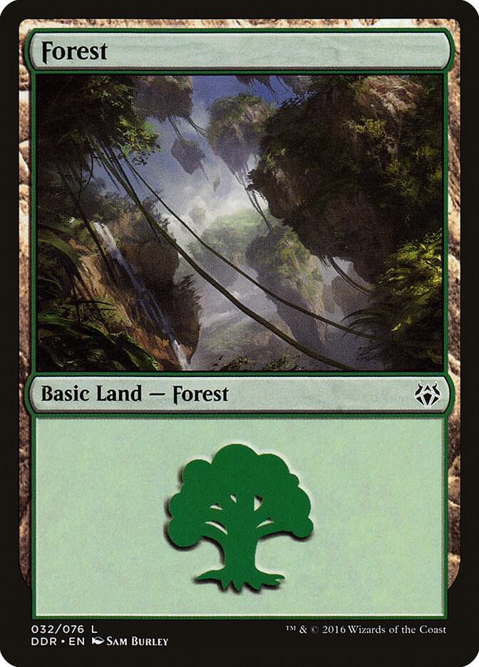 Forest 32 card from Duel Decks: Nissa vs. Ob Nixilis