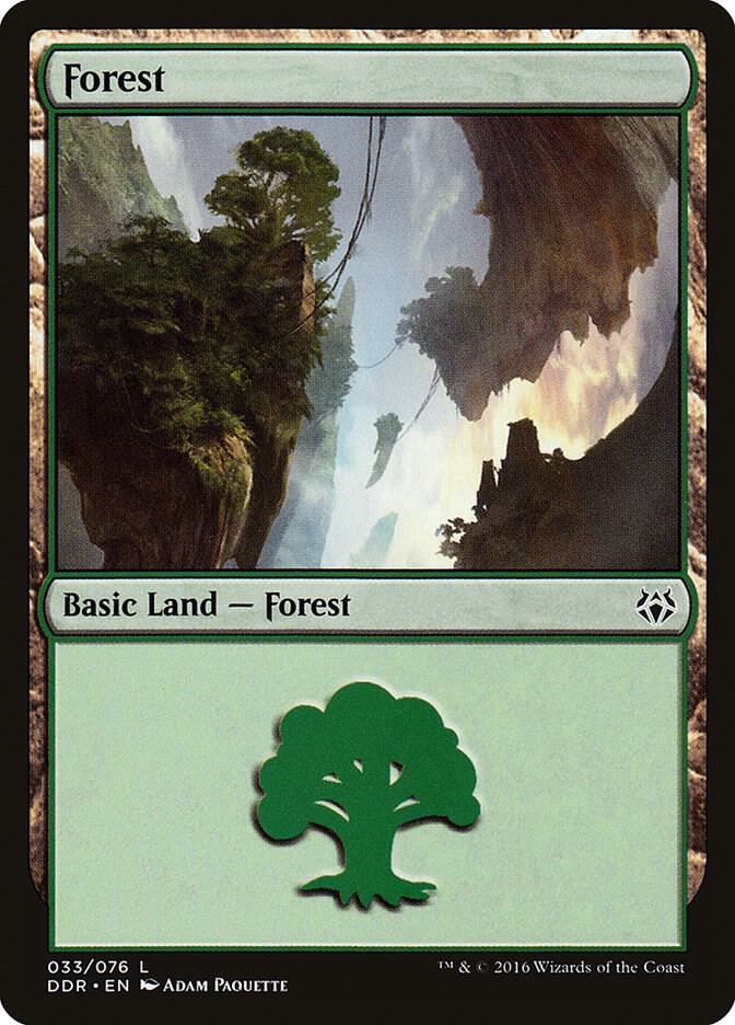 Forest 33 card from Duel Decks: Nissa vs. Ob Nixilis