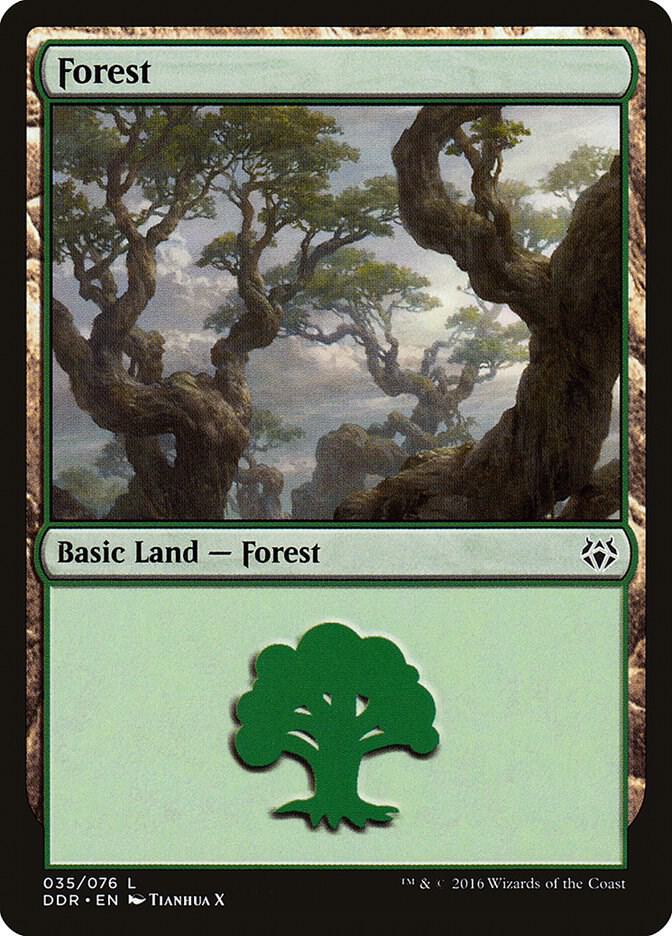 Forest 35 card from Duel Decks: Nissa vs. Ob Nixilis