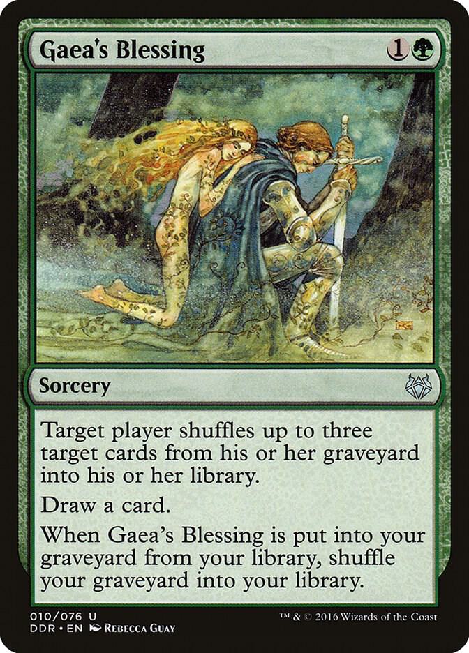 Gaea's Blessing 10 card from Duel Decks: Nissa vs. Ob Nixilis