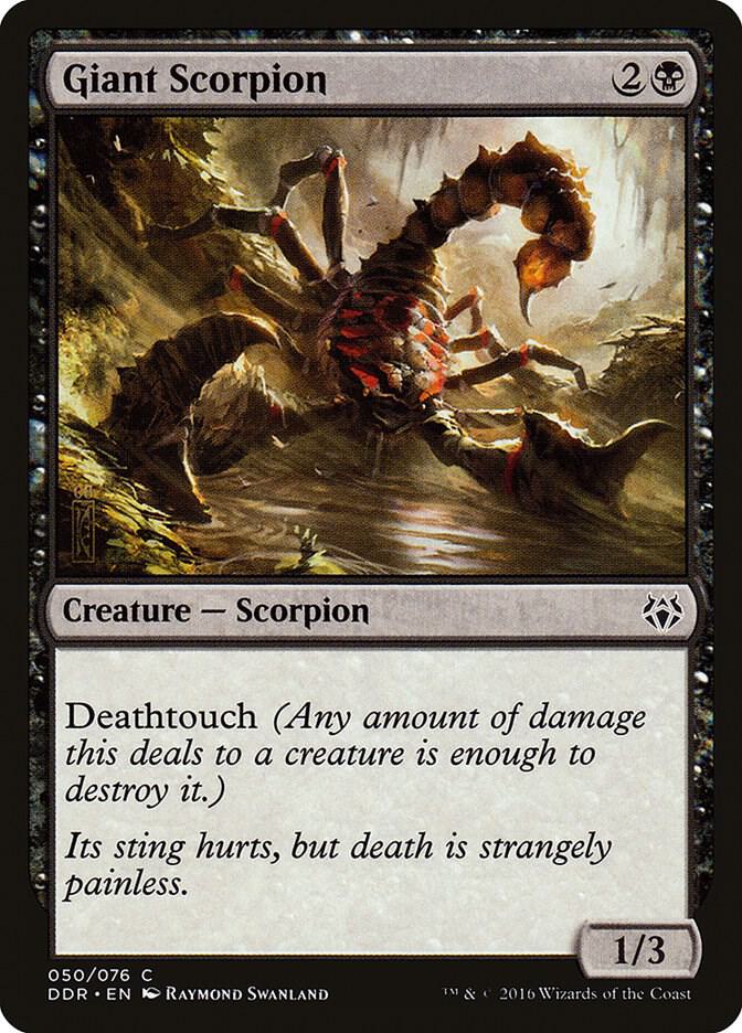 Giant Scorpion 50 card from Duel Decks: Nissa vs. Ob Nixilis