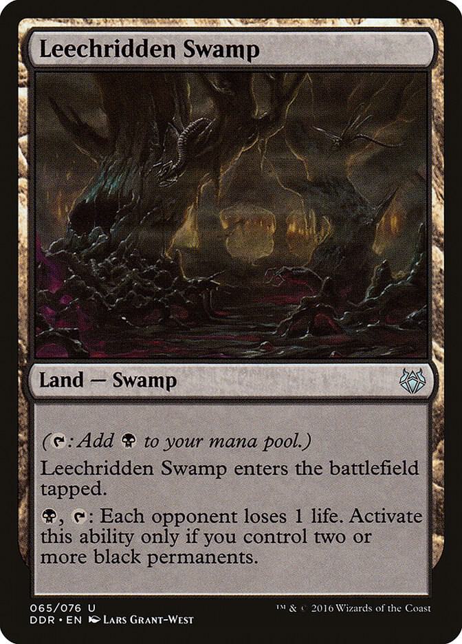 Leechridden Swamp 65 card from Duel Decks: Nissa vs. Ob Nixilis