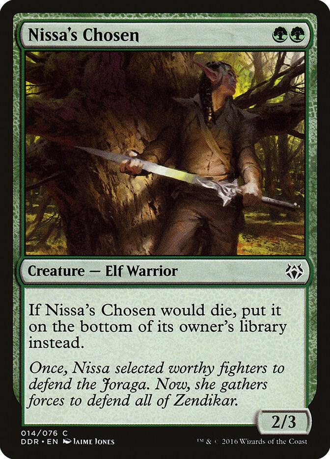 Nissa's Chosen 14 card from Duel Decks: Nissa vs. Ob Nixilis