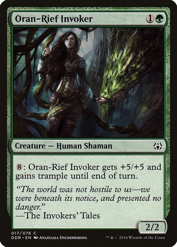 Oran-Rief Invoker 17 card from Duel Decks: Nissa vs. Ob Nixilis