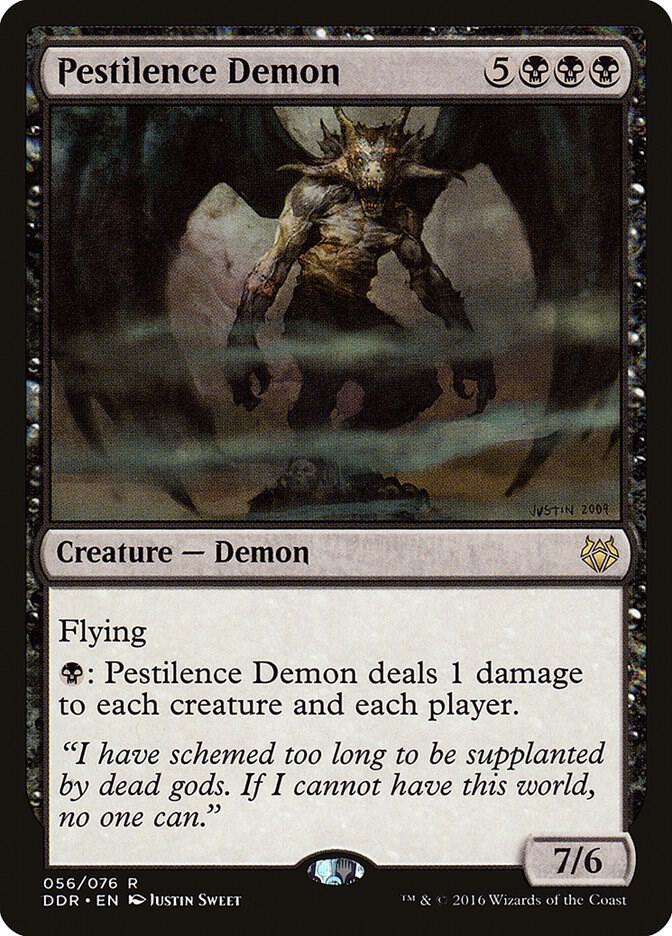 Pestilence Demon 56 card from Duel Decks: Nissa vs. Ob Nixilis
