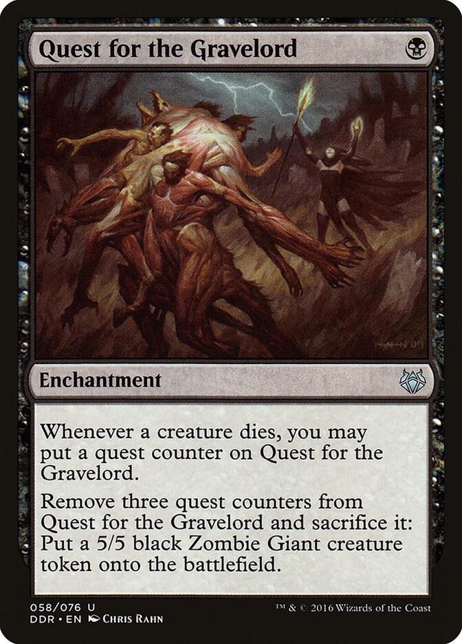 Quest for the Gravelord 58 card from Duel Decks: Nissa vs. Ob Nixilis