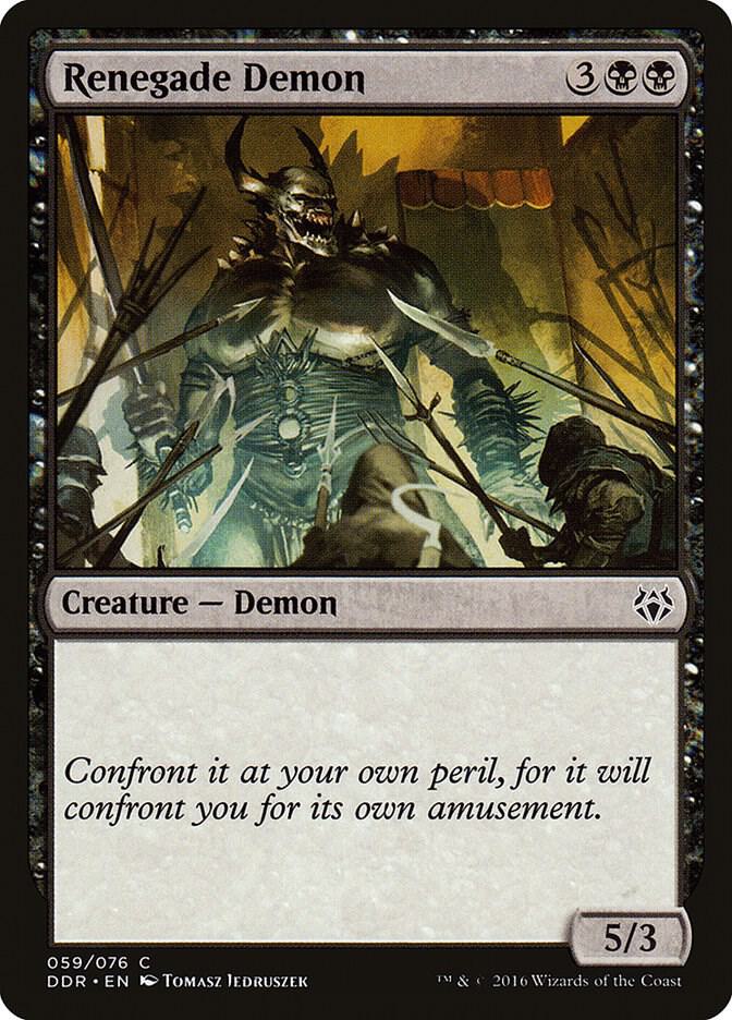 Renegade Demon 59 card from Duel Decks: Nissa vs. Ob Nixilis