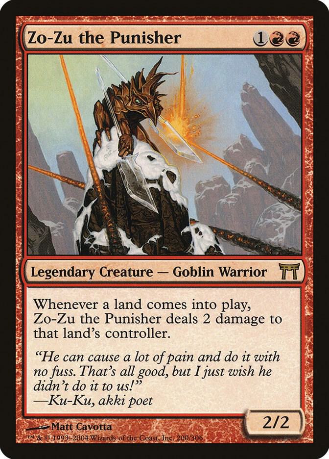 Zo-Zu the Punisher 200 card from Champions of Kamigawa