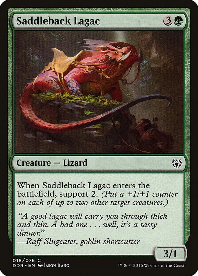Saddleback Lagac 18 card from Duel Decks: Nissa vs. Ob Nixilis