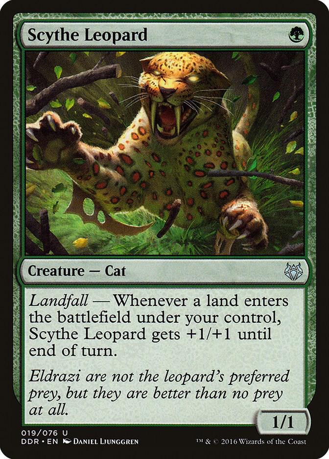 Scythe Leopard 19 card from Duel Decks: Nissa vs. Ob Nixilis