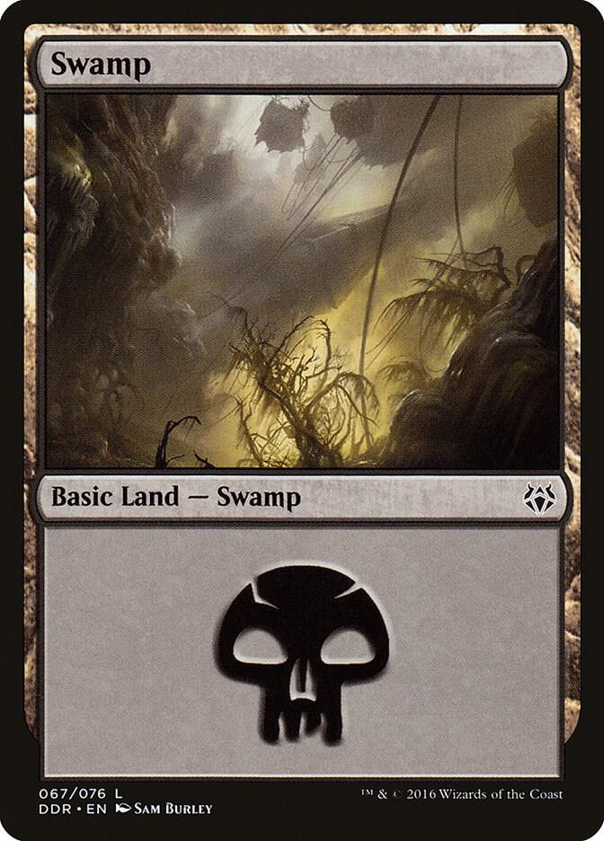 Swamp 67 card from Duel Decks: Nissa vs. Ob Nixilis