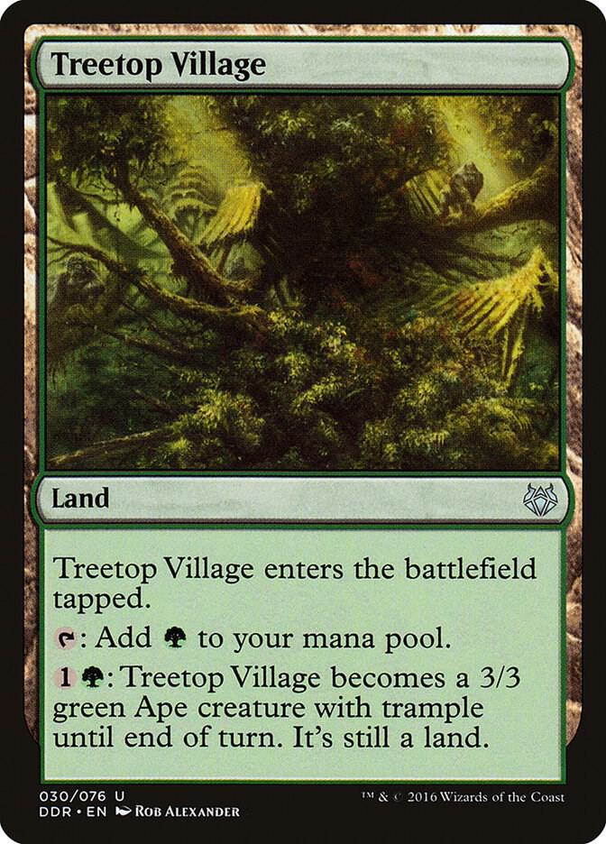 Treetop Village 30 card from Duel Decks: Nissa vs. Ob Nixilis