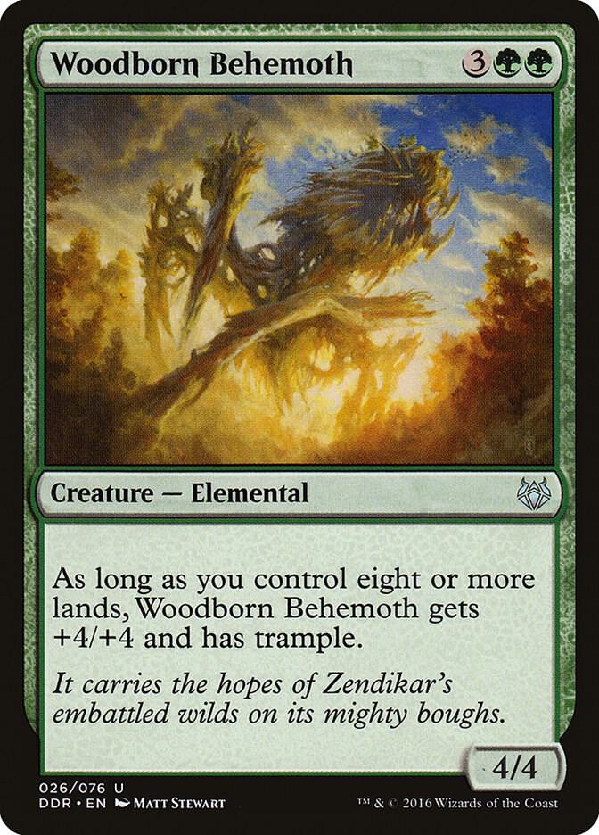 Woodborn Behemoth 26 card from Duel Decks: Nissa vs. Ob Nixilis