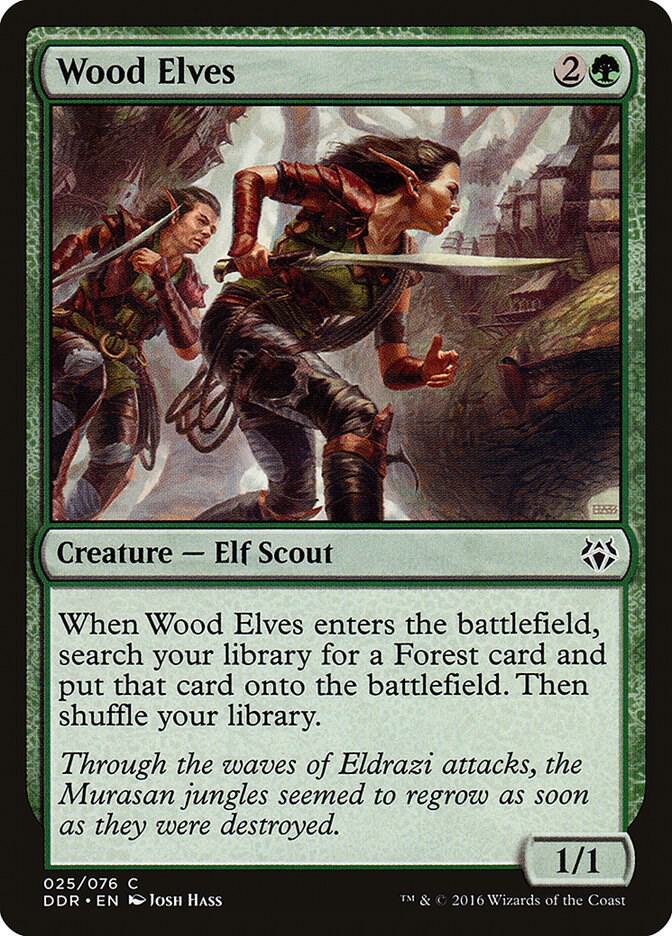 Wood Elves 25 card from Duel Decks: Nissa vs. Ob Nixilis