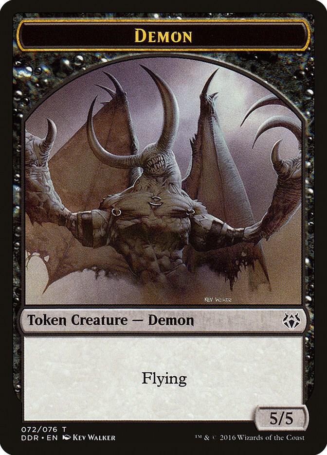 Demon Token 72 card from Duel Decks: Nissa vs. Ob Nixilis