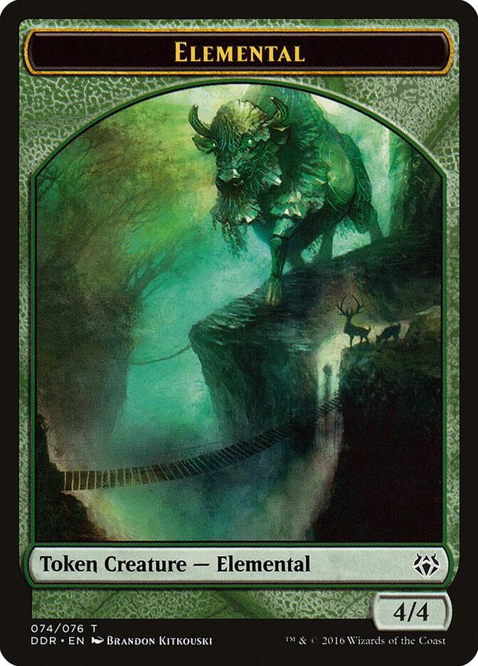 Elemental Token 74 card from Duel Decks: Nissa vs. Ob Nixilis