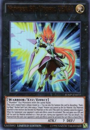 Number S0: Utopic ZEXAL JUMP-EN077 card from Shonen Jump Magazine Promos