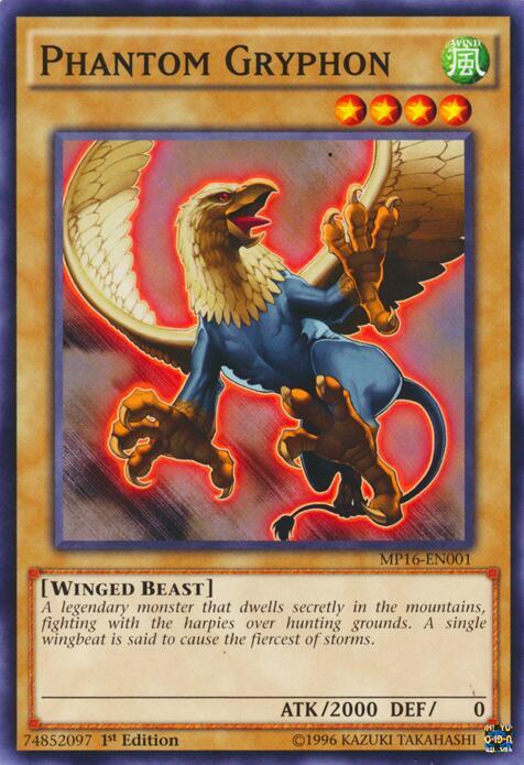 Phantom Gryphon MP16-EN001 card from 2016 Mega-Tins Mega Pack