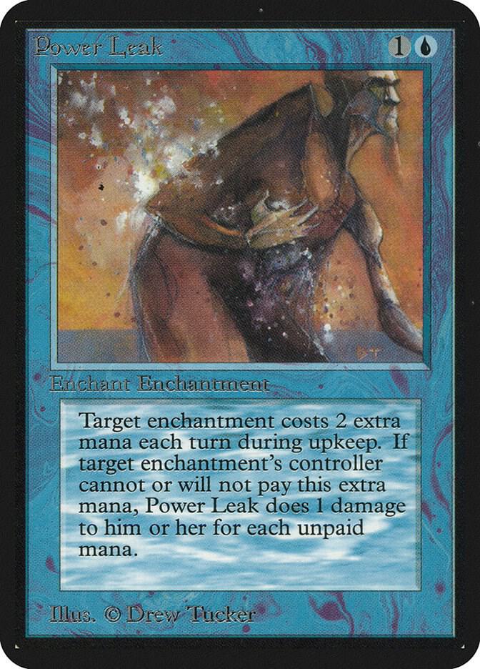 Power Leak card from Alpha Edition
