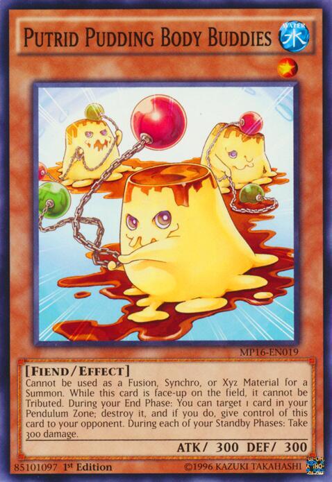 Putrid Pudding Body Buddies MP16-EN019 card from 2016 Mega-Tins Mega Pack