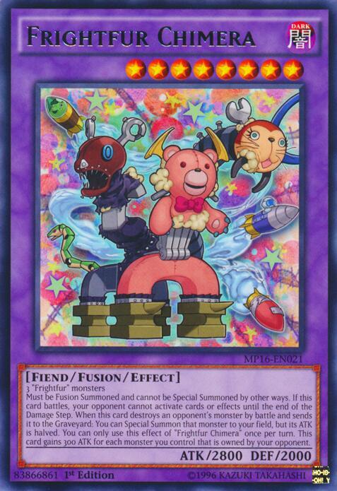 Frightfur Chimera MP16-EN021 card from 2016 Mega-Tins Mega Pack