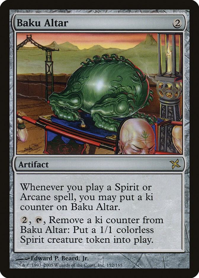 Baku Altar 152 card from Betrayers of Kamigawa