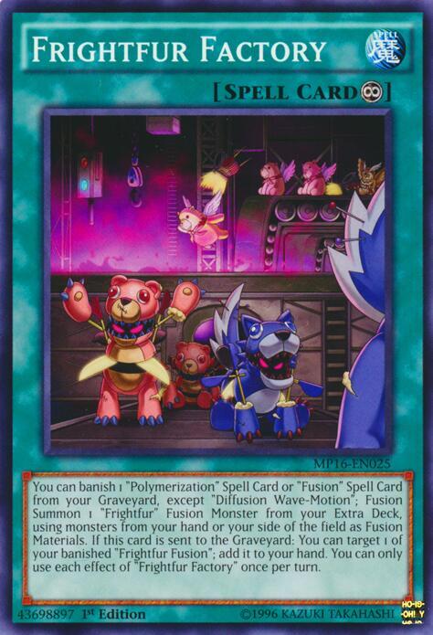 Frightfur Factory MP16-EN025 card from 2016 Mega-Tins Mega Pack