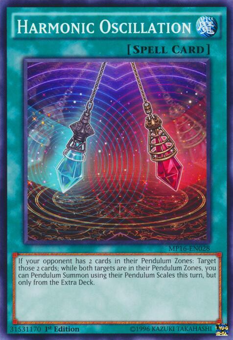 Harmonic Oscillation MP16-EN028 card from 2016 Mega-Tins Mega Pack