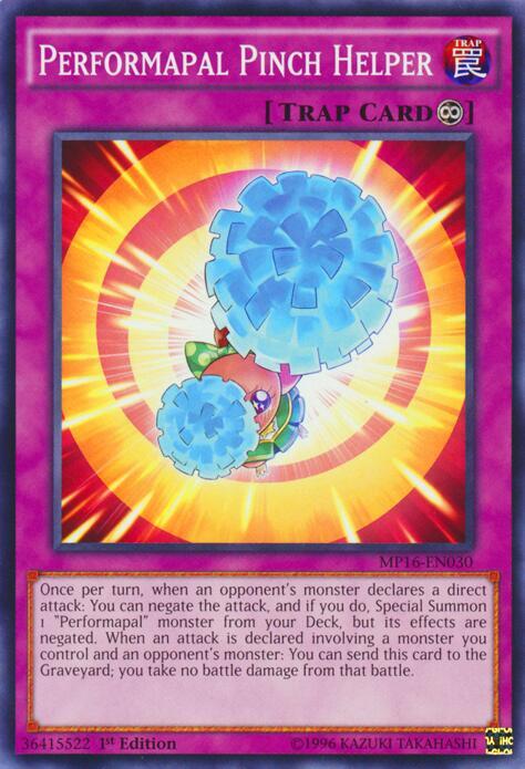 Performapal Pinch Helper MP16-EN030 card from 2016 Mega-Tins Mega Pack