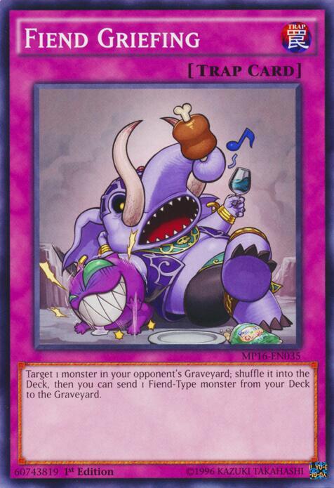Fiend Griefing MP16-EN035 card from 2016 Mega-Tins Mega Pack