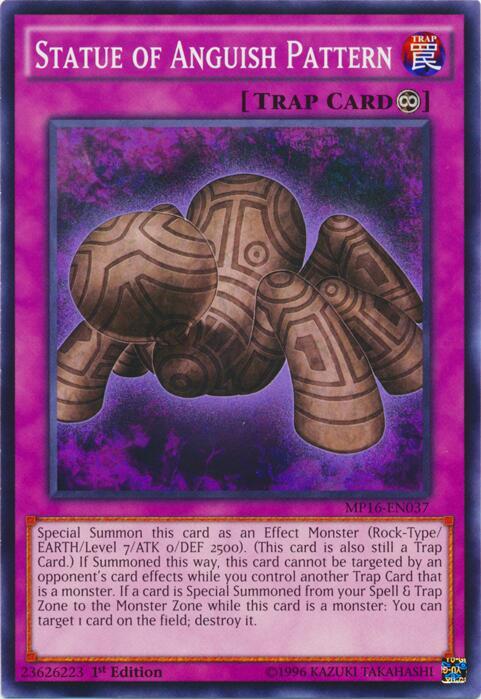 Statue of Anguish Pattern MP16-EN037 card from 2016 Mega-Tins Mega Pack