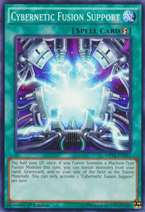 Cybernetic Fusion Support MP16-EN042 card from 2016 Mega-Tins Mega Pack