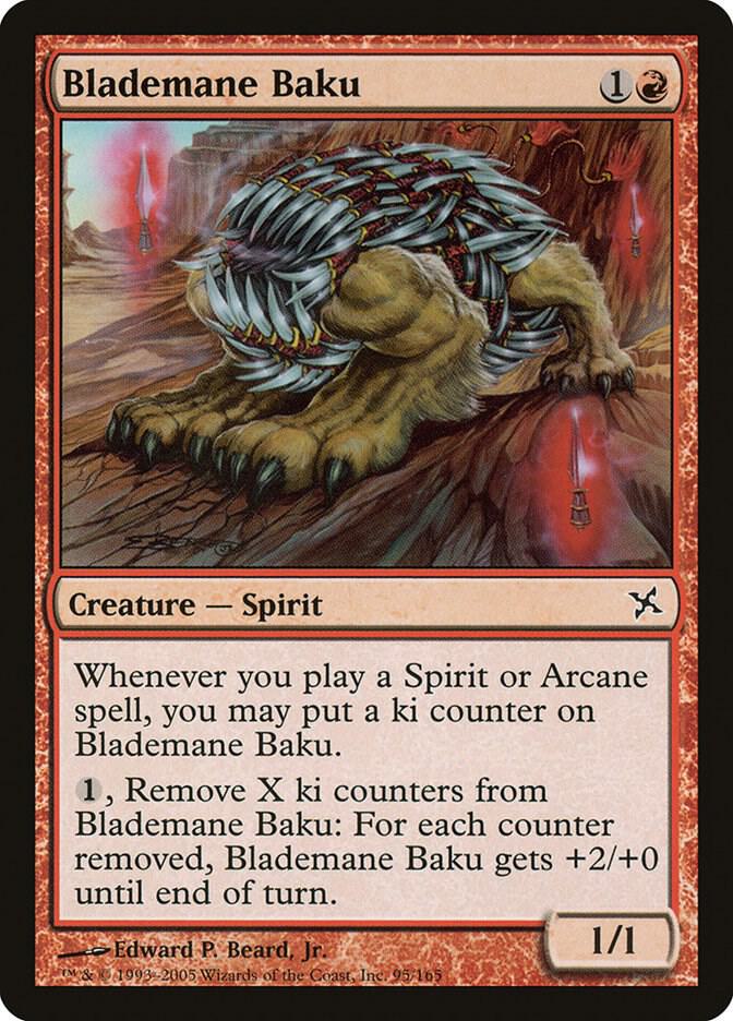 Blademane Baku 95 card from Betrayers of Kamigawa
