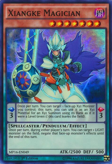 Xiangke Magician MP16-EN049 card from 2016 Mega-Tins Mega Pack