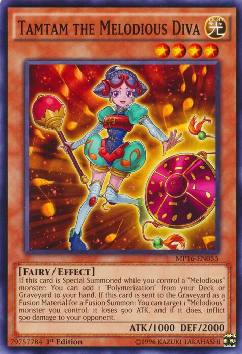 Tamtam the Melodious Diva MP16-EN055 card from 2016 Mega-Tins Mega Pack