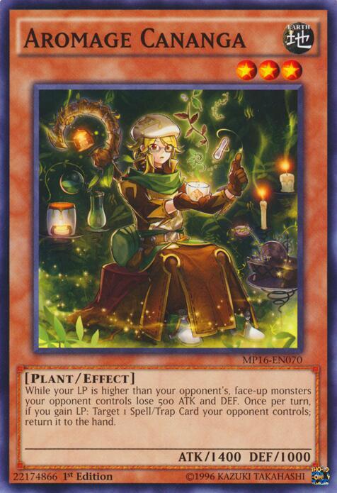 Aromage Cananga MP16-EN070 card from 2016 Mega-Tins Mega Pack