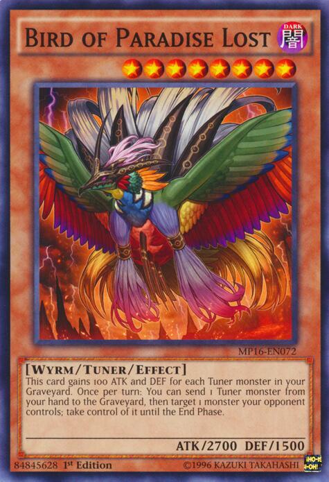 Bird of Paradise Lost MP16-EN072 card from 2016 Mega-Tins Mega Pack
