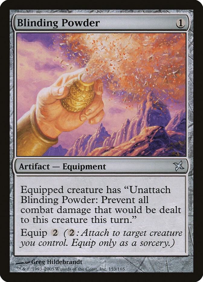 Blinding Powder 153 card from Betrayers of Kamigawa