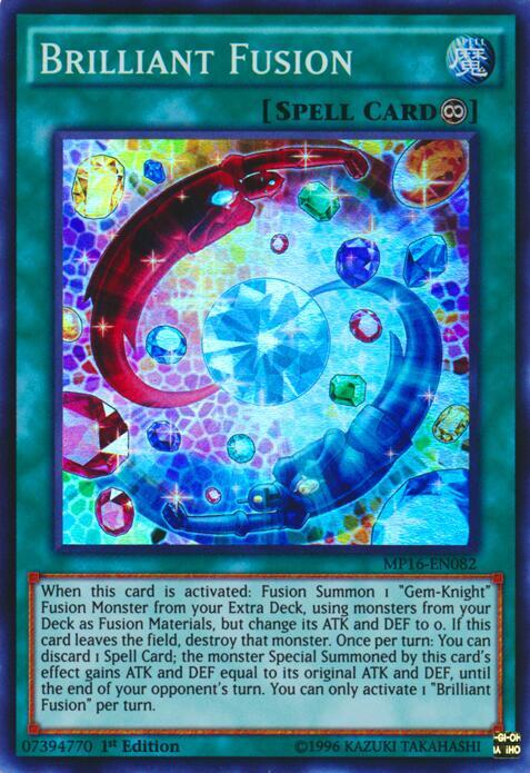 Brilliant Fusion MP16-EN082 card from 2016 Mega-Tins Mega Pack