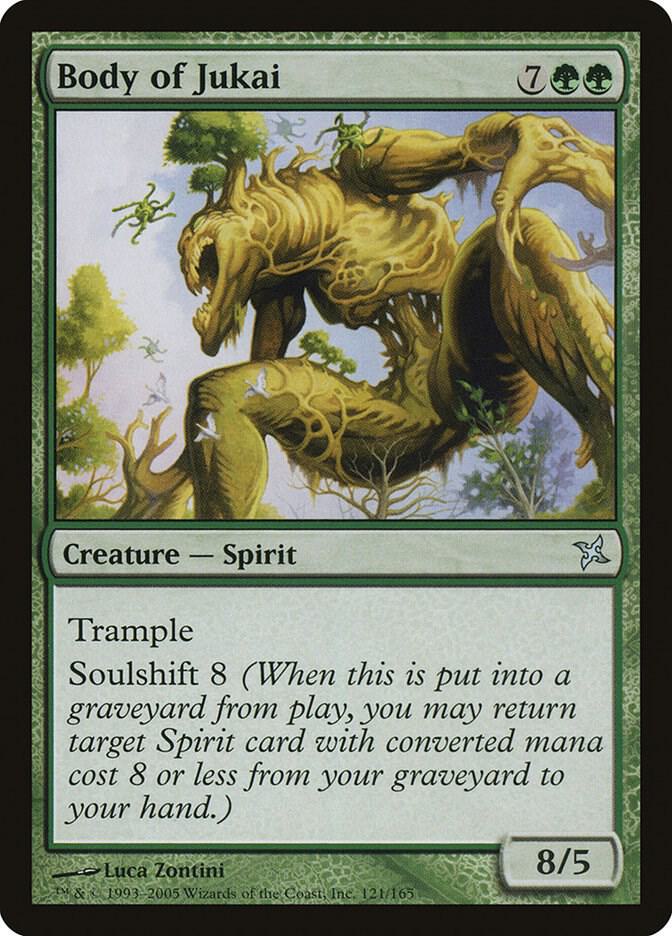 Body of Jukai 121 card from Betrayers of Kamigawa