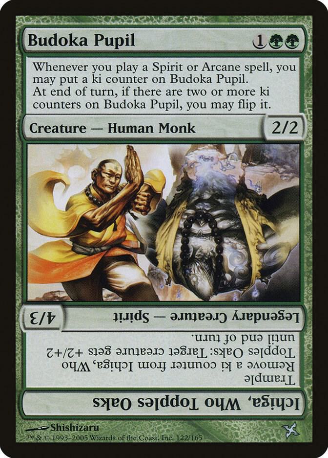 Budoka Pupil 122 card from Betrayers of Kamigawa