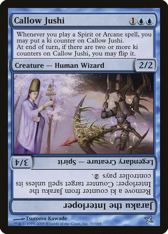 Callow Jushi 31 card from Betrayers of Kamigawa