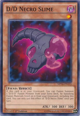 D/D Necro Slime MP16-EN115 card from 2016 Mega-Tins Mega Pack
