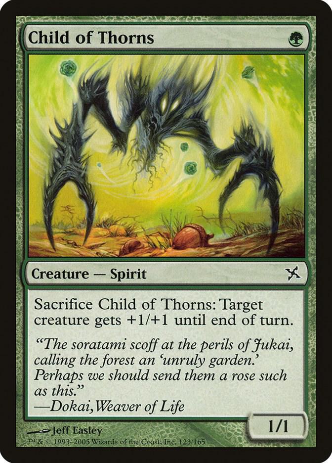 Child of Thorns 123 card from Betrayers of Kamigawa
