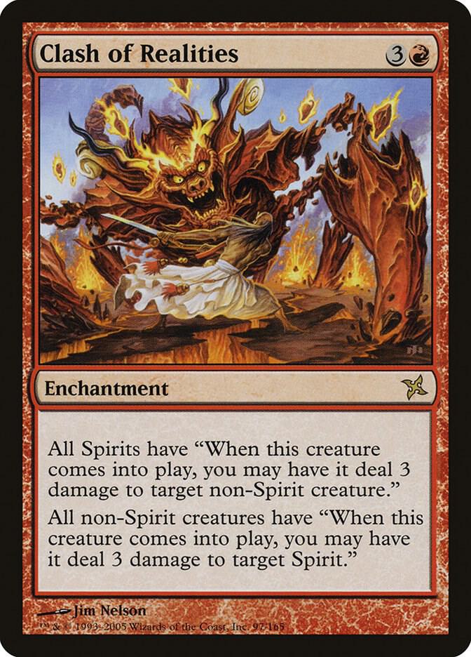 Clash of Realities 97 card from Betrayers of Kamigawa